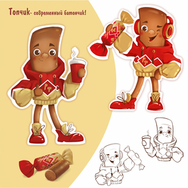 Топчик- бренд персона для РотФронт