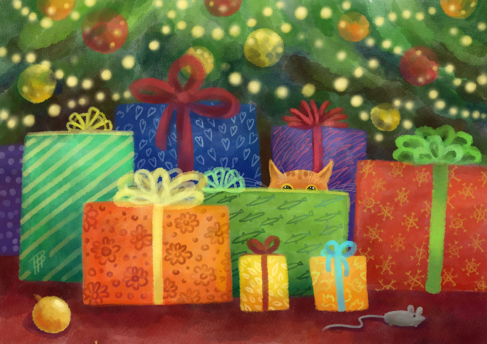 Новогодний котик 5