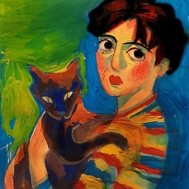 С любимым котом