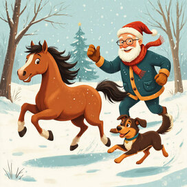 Пони бегает по кругу!!! 