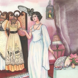 Иллюстрация к книге «Девочки,прославившие Россию» Холодная