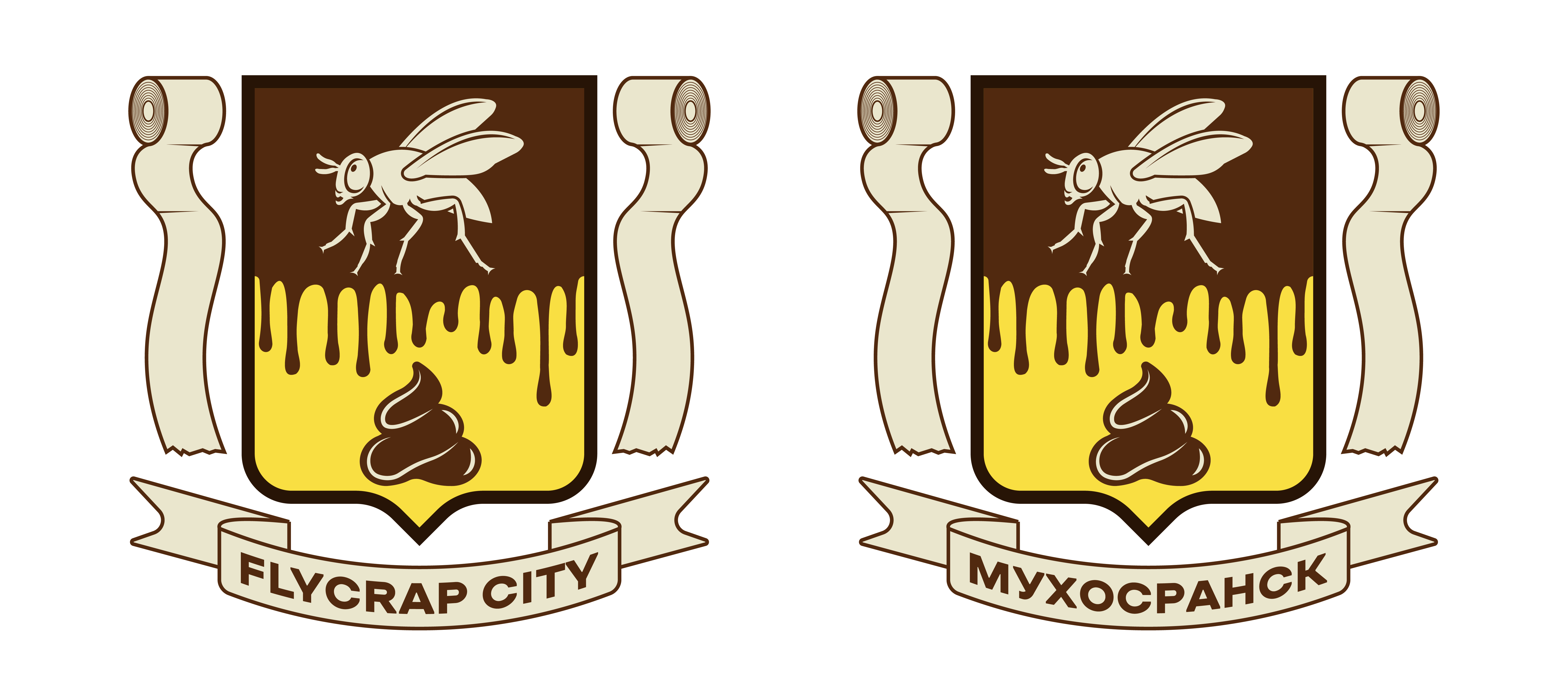 Герб города Мухосранска