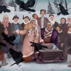 Иллюстрация к фильму «Морозко»