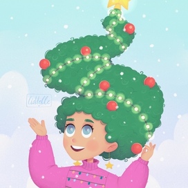 «В лесу родилась ёлочка 🌲». С Новым годом🤍