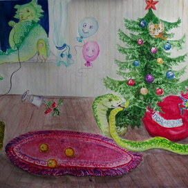 Фантазия на тему символа ушедшего 2025 года