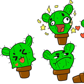 стикер "Кактус"