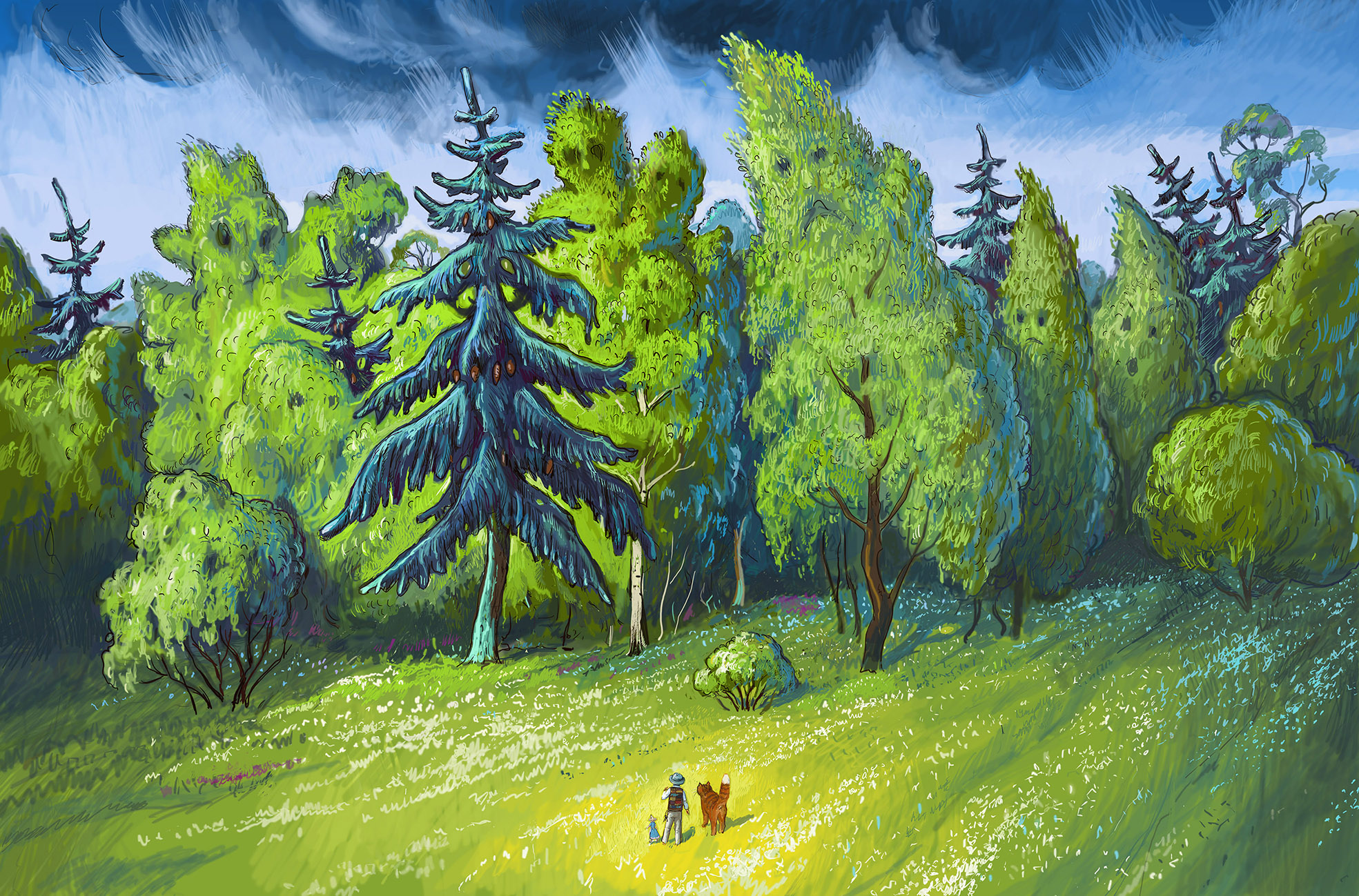 Заколдованный лес.