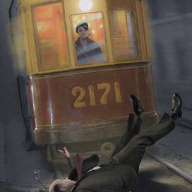 Illustrations for Mikhail Bulgakov's novel "The Master and Margarita." Chapter Three