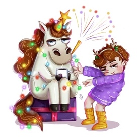 Новогодняя иллюстрация 