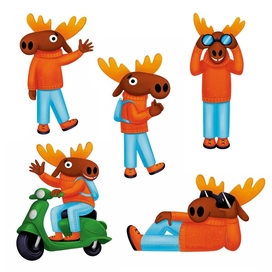 Бренд-персонаж лось для республики Марий Эл