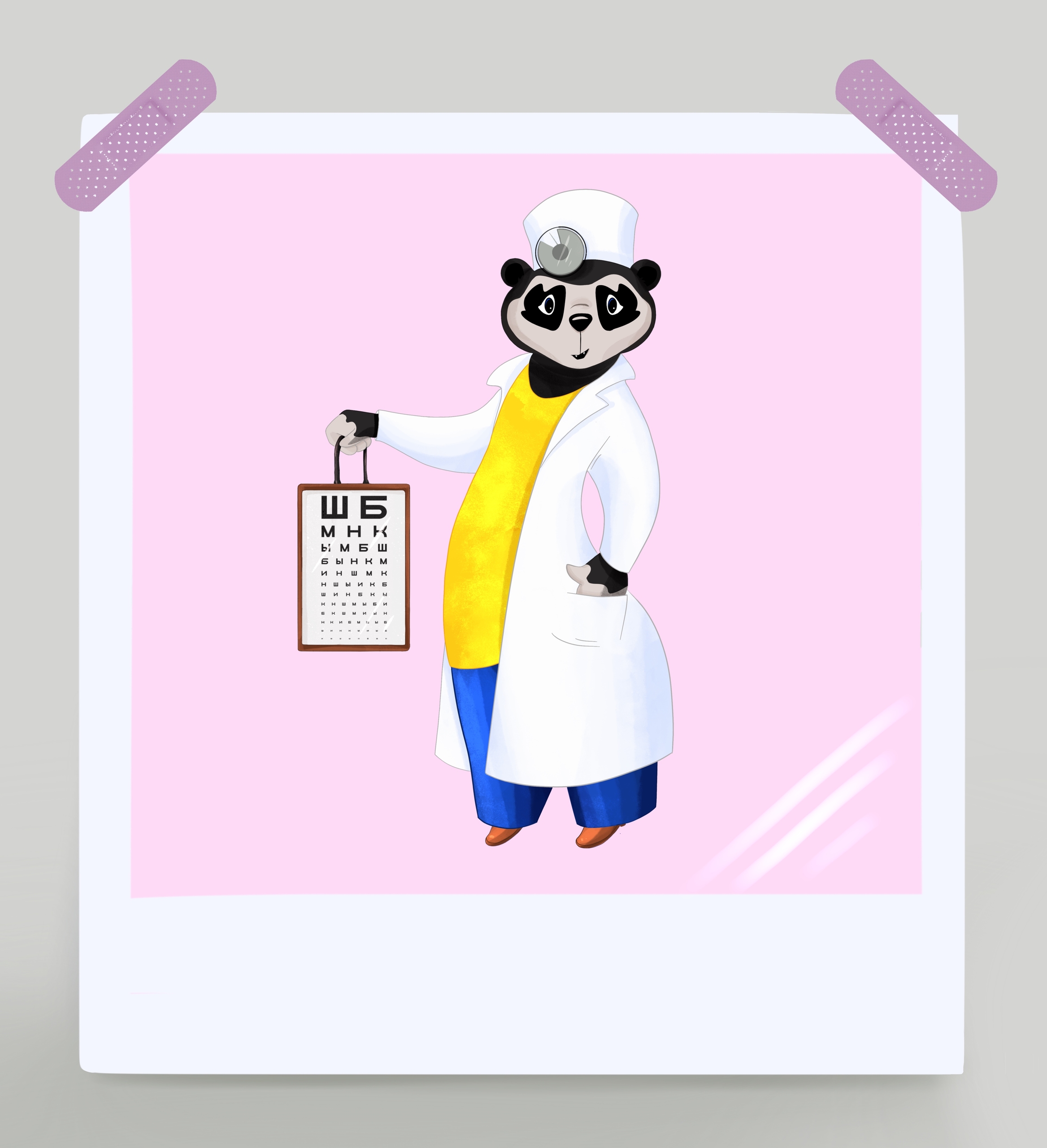🐼 Очковый медведь — офтальмолог