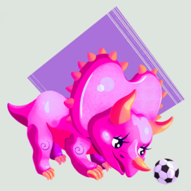 Трицератопс — футболист