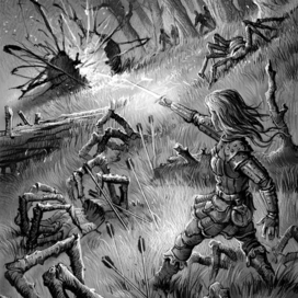 Иллюстрация к произвtдению Н. Перумова "Гибелm богов"