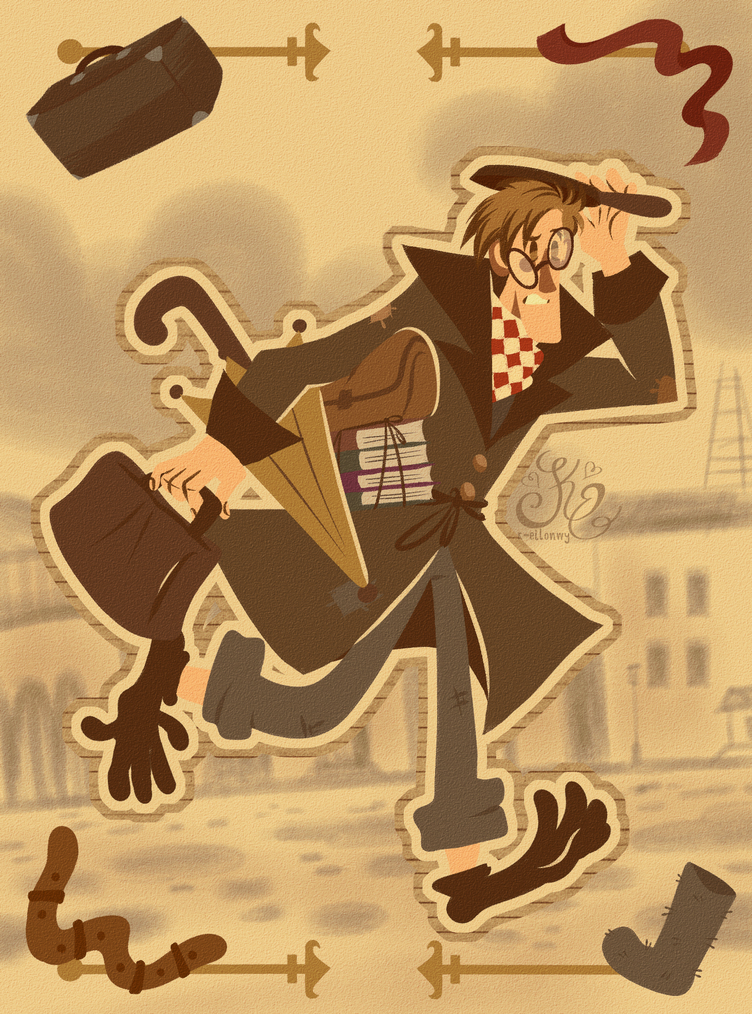 Вот такой рассеянный...