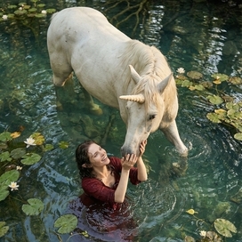 Купание с единорогом