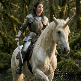 Купание с единорогом