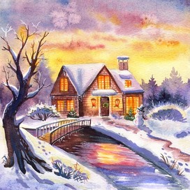 Домик у реки