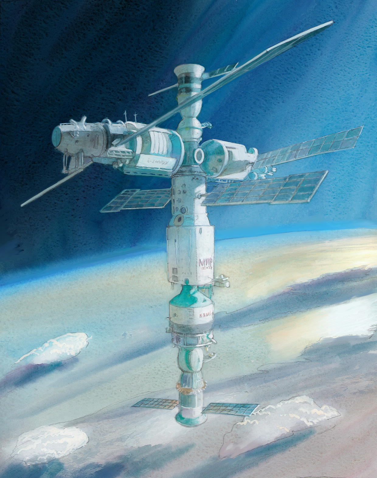 ОРБИТАЛЬНАЯ СТАНЦИЯ МИР (1986-2001)