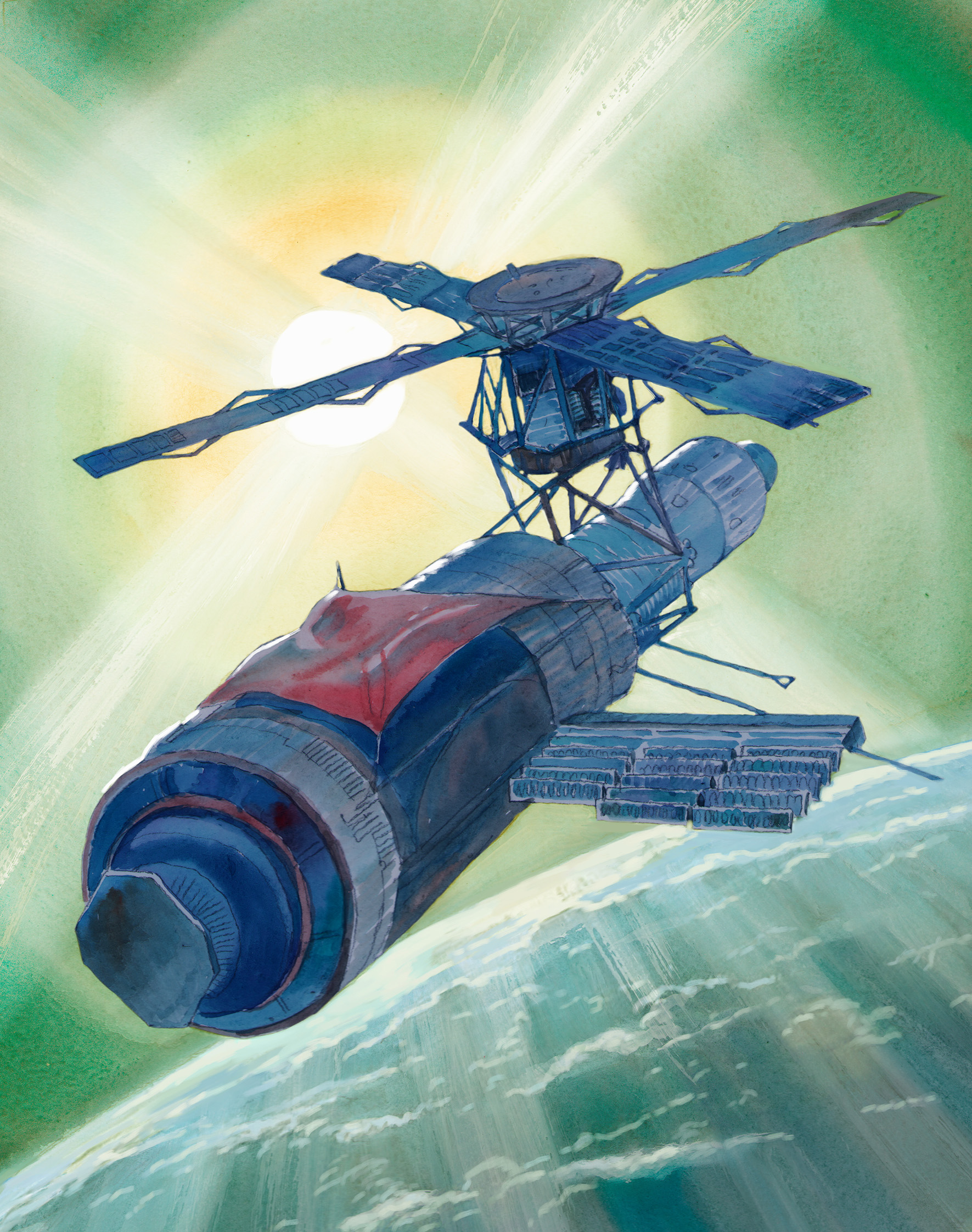 СТАНЦИЯ СКАЙЛЭБ (1973-1974)