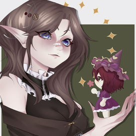 коллаб с моей подруганей