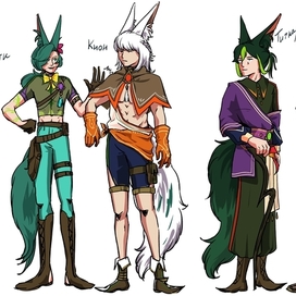 Концепт арт персонажей