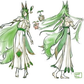 Концепт арт персонажа 