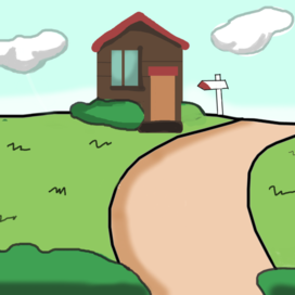 Домик у дороги