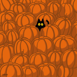 иллюстрация с котиком