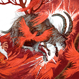 Иллюстрация к книге "Плащ Тролля" Анны Валенберг