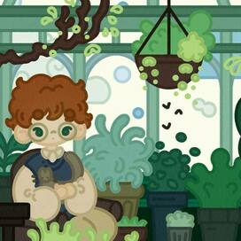 мальчик в саду