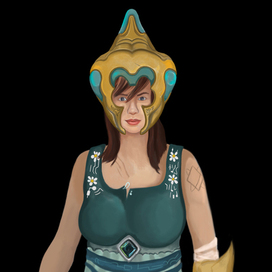 В кокошнике