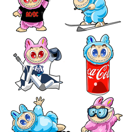 Стикерпа́к "Лабуба"