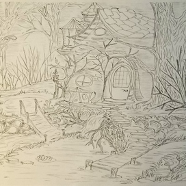 Домик на болотах 