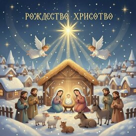 открытка к рождеству