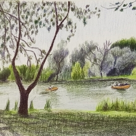 Мы на лодочке катались...