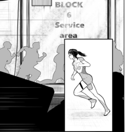 Страница из манги-ваншота "SWALLOW" 