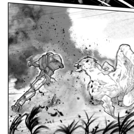 Страница из манги-ваншота "SWALLOW"