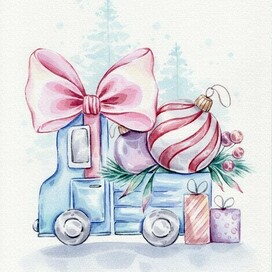 Детский Пикапчик с игрушками