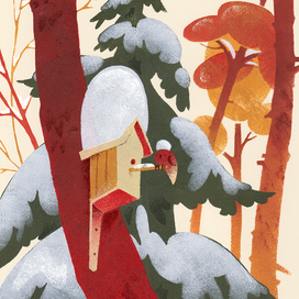 Скворечник в Переделкино