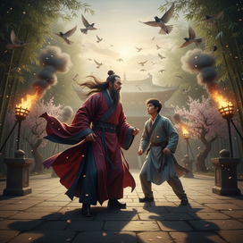 Конфуций и ученик