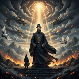 Конфуций и ученик