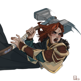 Концепт-арт персонажа для DND