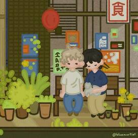 незнакомец на берегу моря 