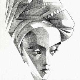 С полотенцем на голове