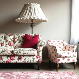 Интерьер комнаты в стиле пин-ап