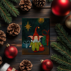 Рождественская открытка