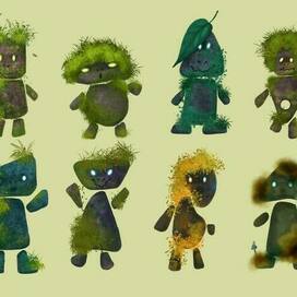 Создание авторских персонажей "Духи леса"