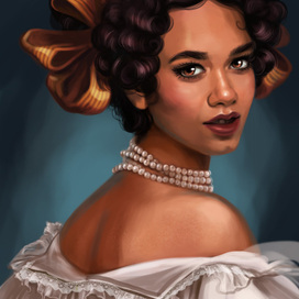 Девушка в ожерелье