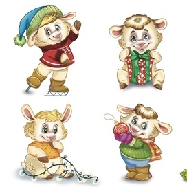 Новогодние овечки 