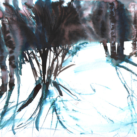 Март. Сумерки